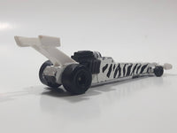 1993 Hot Wheels Dragster Funny Car White Black Die Cast Toy Race Car Vehicle McDonald's Happy Meal