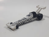 1993 Hot Wheels Dragster Funny Car White Black Die Cast Toy Race Car Vehicle McDonald's Happy Meal