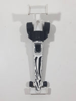 1993 Hot Wheels Dragster Funny Car White Black Die Cast Toy Race Car Vehicle McDonald's Happy Meal