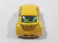 2002 Hot Wheels First Editions Volkswagen New Beetle Cup Yellow Die Cast Toy Car Vehicle