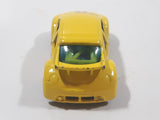 2002 Hot Wheels First Editions Volkswagen New Beetle Cup Yellow Die Cast Toy Car Vehicle