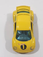 2002 Hot Wheels First Editions Volkswagen New Beetle Cup Yellow Die Cast Toy Car Vehicle