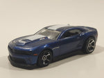 2012 Hot Wheels '12 Camaro ZL-1 Metalflake Dark Blue Die Cast Toy Car Vehicle