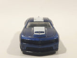 2012 Hot Wheels '12 Camaro ZL-1 Metalflake Dark Blue Die Cast Toy Car Vehicle