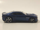 2012 Hot Wheels '12 Camaro ZL-1 Metalflake Dark Blue Die Cast Toy Car Vehicle