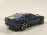 2012 Hot Wheels '12 Camaro ZL-1 Metalflake Dark Blue Die Cast Toy Car Vehicle