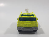 2005 Matchbox Fire 1 Boom Fire Truck Neon Yellow Die Cast Toy Car Firefighting Rescue Emergency Vehicle