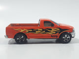 2001 Hot Wheels Wreck'n Roll 1997 Ford F-150 Pickup Truck Orange Die Cast Toy Vehicle