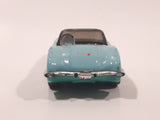 1996 Hot Wheels Hill's Exclusive '58 Corvette Coupe Convertible Light Blue Aqua Teal Die Cast Toy Car Vehicle with Opening Hood