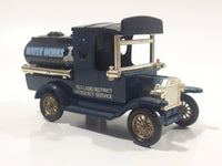 Lledo Days Gone DG 8 - 8 Water Works Rutland District Emergency Service 1920 Ford Model T Tanker Dark Blue Die Cast Toy Car Vehicle