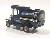 Lledo Days Gone DG 8 - 8 Water Works Rutland District Emergency Service 1920 Ford Model T Tanker Dark Blue Die Cast Toy Car Vehicle