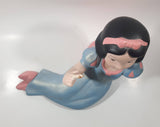 Vintage 1982 Walt Disney Snow White and the Seven Dwarfs Snow White 13" Long Hand Painted Ceramic Ornament