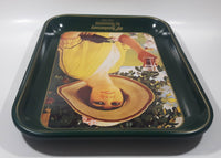 Vintage 1980 60th Anniversary of Coca-Cola in Vancouver 1920-1980 Yellow Dress Woman Official Tray