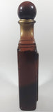 Vintage Jim Beam Kentucky Whisky Buck Deer 10 1/2" Tall Brown Amber Glass Decanter Bottle