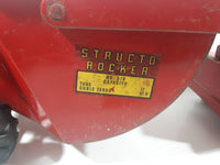 Vintage 1950s Structo Rocker Red Pressed Steel Toy Car Construction Equipment Vehicle