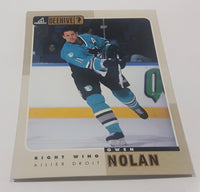 1998 Pinnacle Beehive #22 NHL Owen Nolan San Jose Sharks Right Wing Jumbo 5" x 7" Photo Hockey Card