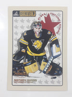 1998 Pinnacle Beehive Official Rookie Card CHL Future Stars #71 Mathieu Garon Victoriaville Tigers Goaltender Jumbo 5" x 7" Photo Hockey Card