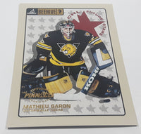 1998 Pinnacle Beehive Official Rookie Card CHL Future Stars #71 Mathieu Garon Victoriaville Tigers Goaltender Jumbo 5" x 7" Photo Hockey Card