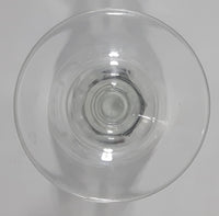 Vintage Star and Circle Pattern 3 3/4" Tall Clear Crystal Glass Cup