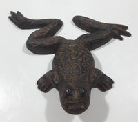 Vintage 4 1/2" x 5 1/8" Cast Iron Metal Frog