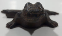 Vintage 4 1/2" x 5 1/8" Cast Iron Metal Frog