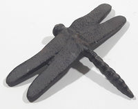 Vintage 4 1/8" x 5 3/8" Cast Iron Metal Dragonfly