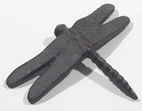 Vintage 4 1/8" x 5 3/8" Cast Iron Metal Dragonfly