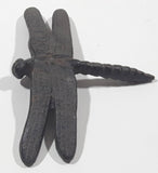 Vintage 4 1/8" x 5 3/8" Cast Iron Metal Dragonfly