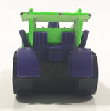 1995 Hot Wheels Treadator Bright Green and Purple Die Cast Toy Car Vehicle