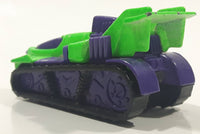 1995 Hot Wheels Treadator Bright Green and Purple Die Cast Toy Car Vehicle