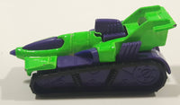 1995 Hot Wheels Treadator Bright Green and Purple Die Cast Toy Car Vehicle