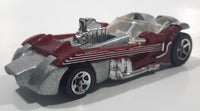 1996 Hot Wheels First Editions Twang Thang Metalflake Silver With Dark Red Guitars Die Cast Toy Car Vehicle