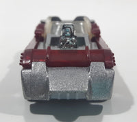 1996 Hot Wheels First Editions Twang Thang Metalflake Silver With Dark Red Guitars Die Cast Toy Car Vehicle