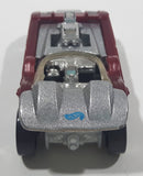 1996 Hot Wheels First Editions Twang Thang Metalflake Silver With Dark Red Guitars Die Cast Toy Car Vehicle