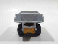 Majorette No. 274 Benne Carriere Quarry Super Dump Truck 1/100 Scale Yellow Grey  Die Cast Toy Car Vehicle