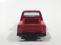 1980s Yatming Chevy Stepside Red Pickup Truck No. 1601 Die Cast Toy Car Vehicle - Made in China