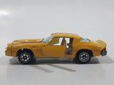 Vintage Yatming Chevy Camaro Z28 Yellow No. 1077 Die Cast Toy Muscle Car Vehicle with Opening Doors