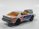 Vintage Majorette Pontiac Firebird Trans Am White Die Cast Toy Car Vehicle with Blown Motor