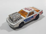 Vintage Majorette Pontiac Firebird Trans Am White Die Cast Toy Car Vehicle with Blown Motor