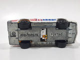 Vintage Majorette Pontiac Firebird Trans Am White Die Cast Toy Car Vehicle with Blown Motor