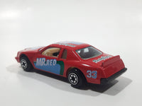 1980s Yatming Ford Thunderbird #33 Mr. Red No. 1033 Die Cast Toy Car Vehicle