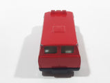 Vintage Yatming No. 1501 Ford Econoline E-150 Fire Brigade Red Van Die Cast Toy Car Emergency Rescue Vehicle