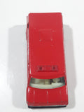 Vintage Yatming No. 1501 Ford Econoline E-150 Fire Brigade Red Van Die Cast Toy Car Emergency Rescue Vehicle