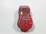 Yatming No. 1080 1980s Corvette Stingray Red #80 Dream Team Die Cast Toy Car Vehicle with Opening Doors