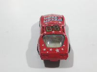 Yatming No. 1080 1980s Corvette Stingray Red #80 Dream Team Die Cast Toy Car Vehicle with Opening Doors