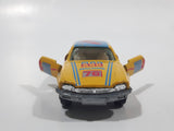 Yatming No. 1076 Jaguar XJS Grand Tourer #76 Man Made Machine Yellow Die Cast Toy Car Vehicle with Opening Doors