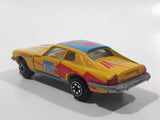 Yatming No. 1076 Jaguar XJS Grand Tourer #76 Man Made Machine Yellow Die Cast Toy Car Vehicle with Opening Doors