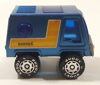 Vintage Buddy L Van Blue Pressed Steel and Plastic Toy Car Vehicle Made in Hong Kong