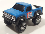 Vintage 1984 Buddy L Pickup Truck Blue and White Pressed Steel and Plastic Toy Car Vehicle Made in Hong Kong