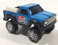 Vintage 1984 Buddy L Pickup Truck Blue and White Pressed Steel and Plastic Toy Car Vehicle Made in Hong Kong